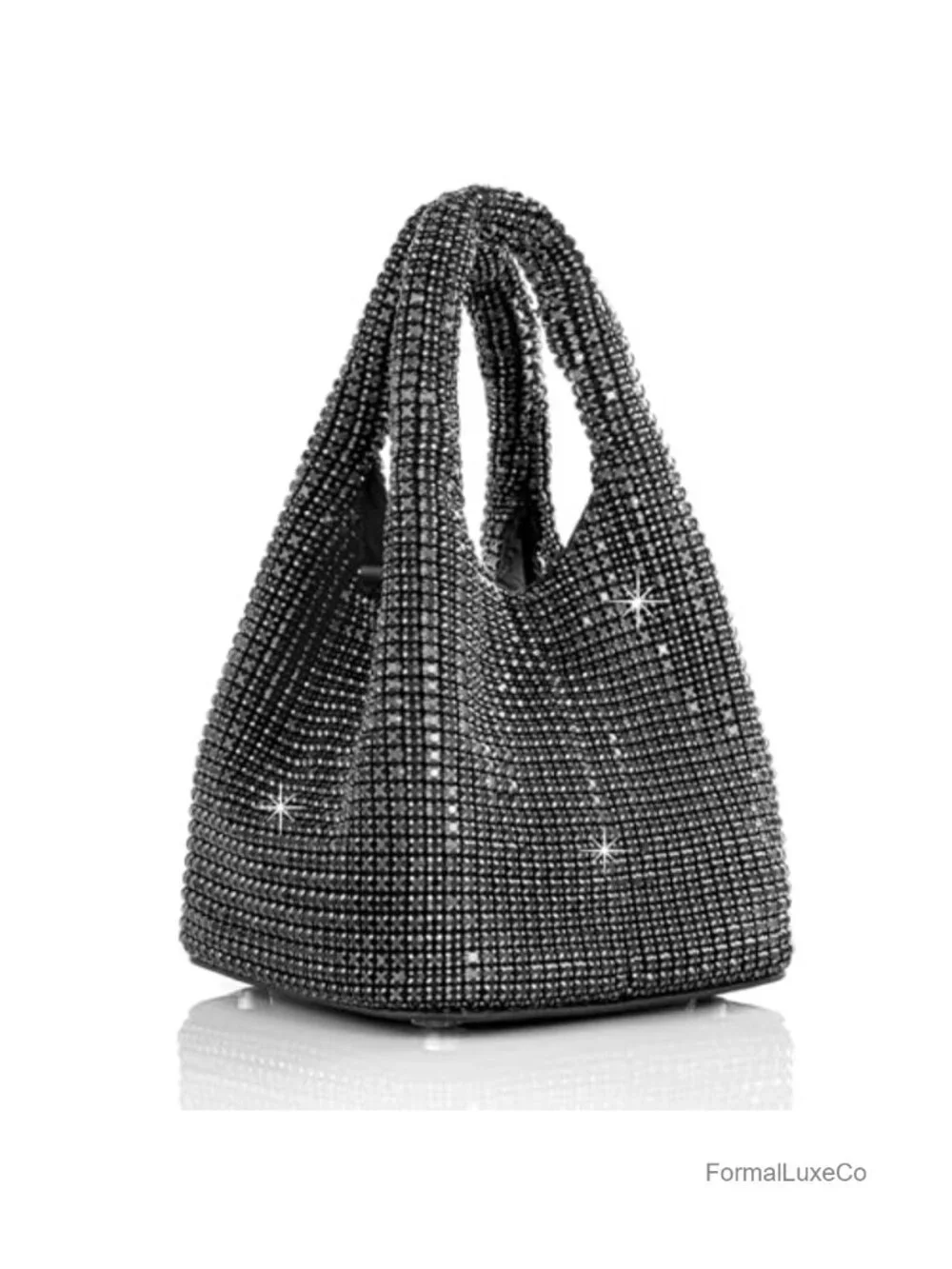 Sparkling Rhinestone Clutch Purse Evening Bag Party Prom Wedding Handbag - Picture 1 of 6